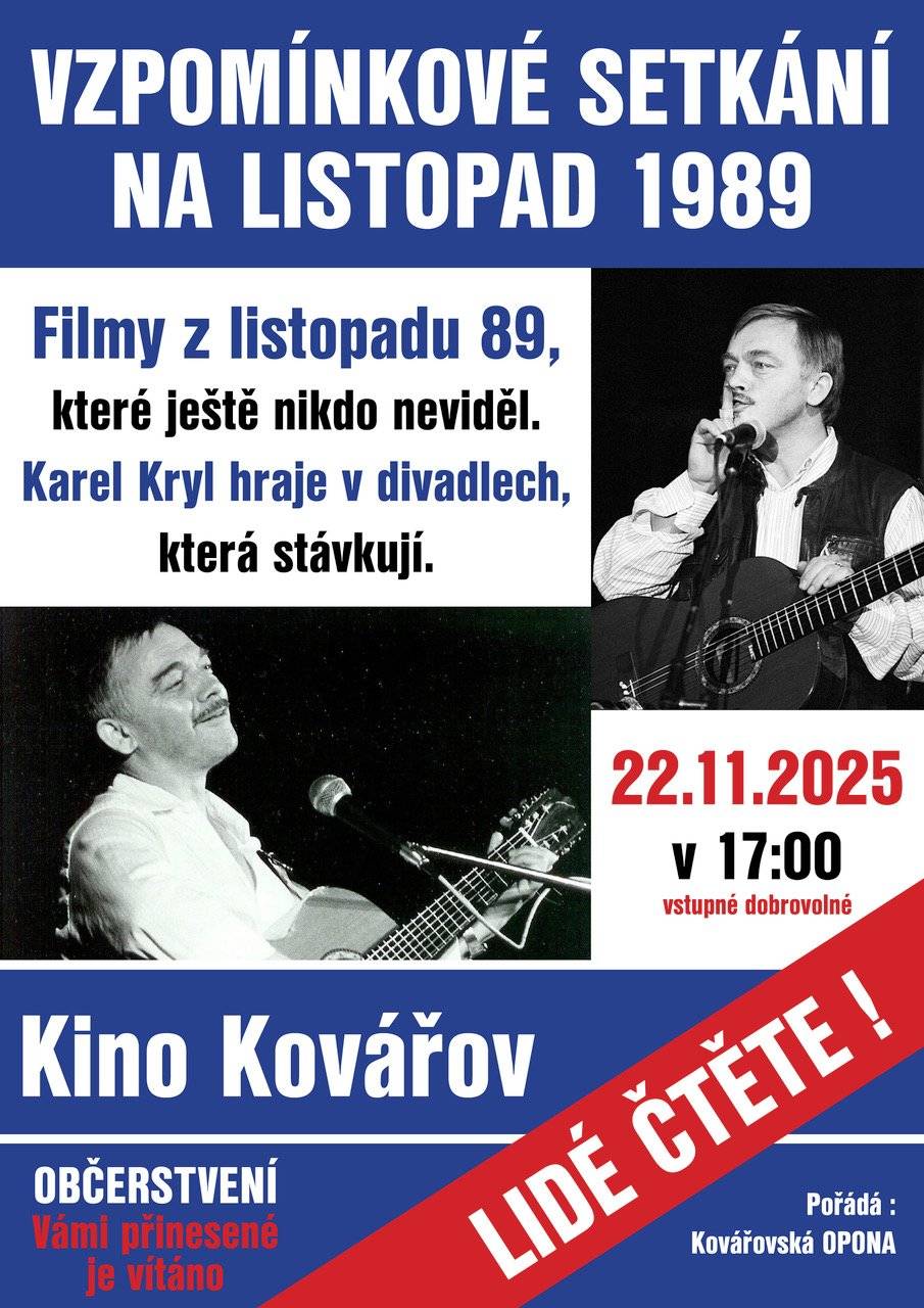 Vzpomínkové setkání na listopad 1989