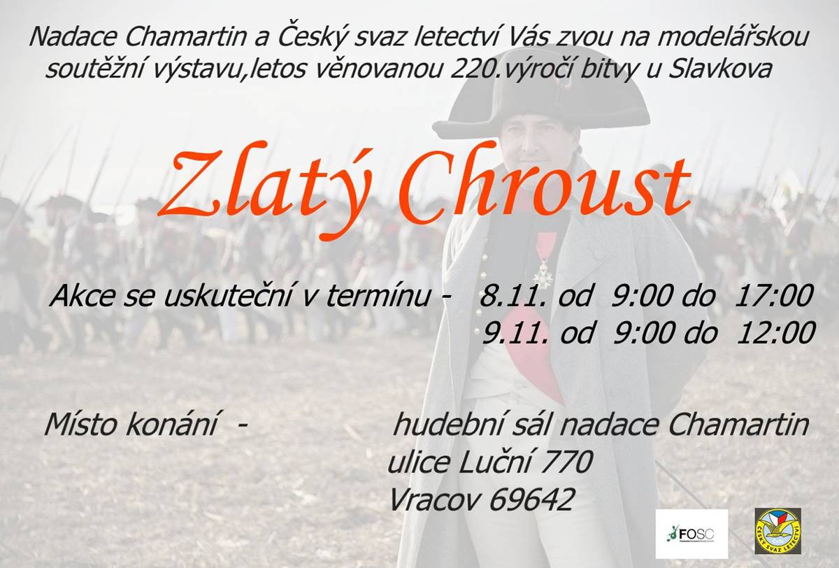 📣 Co se u nás ve Vracově nejen o nadcházejícím víkendu chystá? Pozvánek na nejrůznější akce máme hned několik ‼️  ✈️ Zlatý chroust - 8. - 9. 11. 2025 Nadace Chamartín a Český svaz letectví Vás srdečně zvou na modelářskou soutěžní výstavu Zlatý chroust 🏆 v sobotu 8. 11. 2025 od 9.00 do 17.00 a v neděli 9. 11. 2025 od 9.00 do 12.00 v sále nadace Chamartín ve Vracově. Výstava je letos věnována 220. výročí bitvy u Slavkova. ⚔️  🍷 Svatomartinské (po)svícení - 8. 11. 2025 Spolek Vracovští vinaři Vás zvou na degustaci mladých, svatomartinských, moravských zemských a přívlastkových vín 🥂 v sobotu 8. 11. 2025 od 17 hodin v areálu vinných sklepů Baráky. Vína můžete ochutnávat přímo ve sklepech nebo ve vytápěném stanu. 🍇  🙏 Svatomartinské žehnání mladých vín - 9. 11. 2025 Folklorní soubor Lipina Vracov, MKK Vracov a přátelé Vás zvou na Svatomartinské žehnání mladých vín 🕊️ v neděli 9. 11. 2025. Ve 14.00 vyjde průvod s Martinem na bílém koni 🐴 od radnice k faře, poté se vydá ke kulturnímu domu, kde pan kaplan požehná mladým vínům. Chybět nebude vystoupení dětí ze souboru Lipinka. 👧 V malém sále bude připravena výstava historických fotografií. 📸 K ochutnání budou husí stehýnka, martinské lokše, beleše oškvarky a samozřejmě mladá vína. 🍗 Nechybí cimbálová muzika, která zahraje ve velkokapacitním stanu před kulturním domem. 🎻   🎭 Divoké kočky – travesti show – 13. 11. 2025 Travesti skupina Divoké kočky z Ostravy přijíždí se svým celovečerním programem v rámci svého turné poprvé do Vracova, kde vystoupí 13. 11. 2025 od 19:00 v kinosále MKK Vracov. 🕒 Délka programu s přestávkou: 150 min 🎟️ Předprodej vstupenek: smsticket.cz   🎬 Kino Vracov - Šmoulové ve filmu - 14. 11. 2025 MKK Vracov Vás srdečně zve do kina na animovaný rodinný film Šmoulové ve filmu v pátek 14. 11. 2025 od 18.00 v kinosále kulturního domu ve Vracově. Vstupné je 120 Kč. 🍿 Občerstvení je zajištěno. 🥤   Vracoff party - 14. 11. 2025 🤩 Už pátá Vracovská párty je tu! Jedna z největších tanečních akcí v okolí. 🥳 V nabitém programu se na stagi ukážou 3 DJs: Greba, Andrew Rabbit, TDHS a kapela TRITIUM. Nachystaný bude taky nabitý bar. VSTUPNÉ = 200 Kč ✅Vstupenky na akci (pouze na místě). Kde? Vracov, Sokolovna (Sokolská 900) Kdy? Pátek 14.11.2025 V kolik? 20:00 Akce je přístupná od 15let!   🚴 Slovácký kros 2025 – 15. 11. 2025 Přijďte si zazávodit nebo podpořit své favority na cyklistický závod ve Vracově, který se koná 15. listopadu 2025 od 10:00 v lokalitě Olšíčka ve Vracově! 🏁 Na cyklokrosové trati se utkají jezdci všech kategorií. 📝 Nezapomeňte se přihlásit do 13. listopadu na ckdacomkyjov.cz ⚔️ Připravte se na napínavé souboje, kde je cyklistická přilba samozřejmostí! 🙌 Těšíme se na vás!