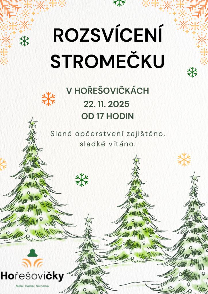 Rozsvícení vánočního stromečku