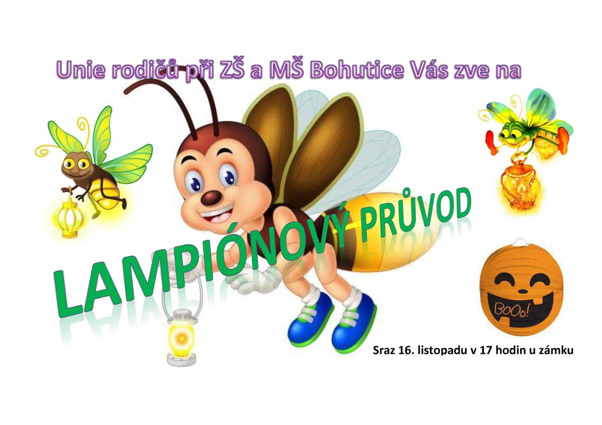 Pozvánka na lampiónový průvod