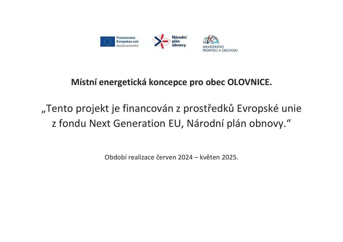 Místní energetická koncepce - publicita projektu