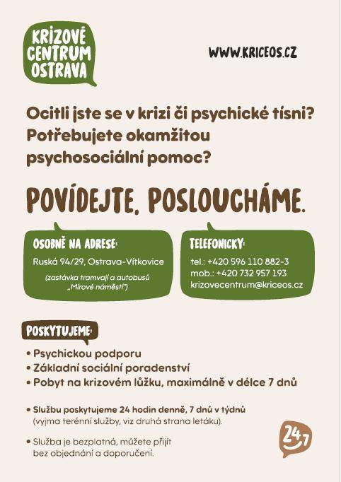 Ve čtvrtek 27. listopadu 2025 se v Bruntále koná Den otevřených dveří Krizového centra Ostrava.