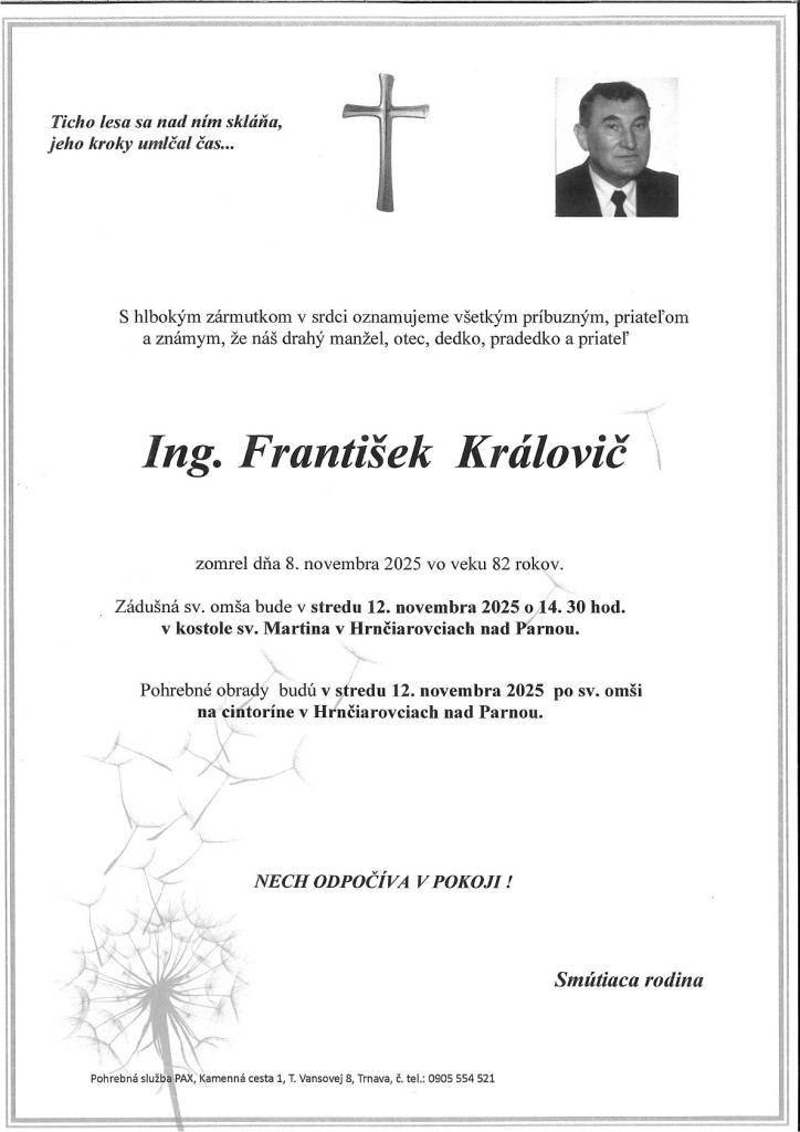 p. Ing. František Královič