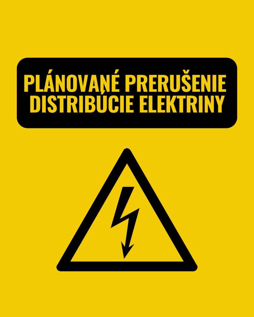 Dňa 03.12.2025  V čase od 8:00 do 16:00 hod.  Viac informácií a rozpis súpisných čísel nehnuteľností, ktorých sa odstávka elektrickej energie týka, nájdete v priloženom súbore.