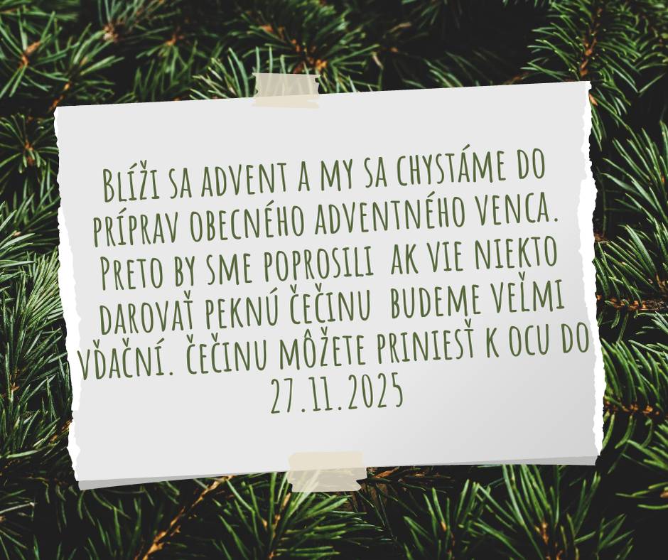 Info v priloženom plagáte.