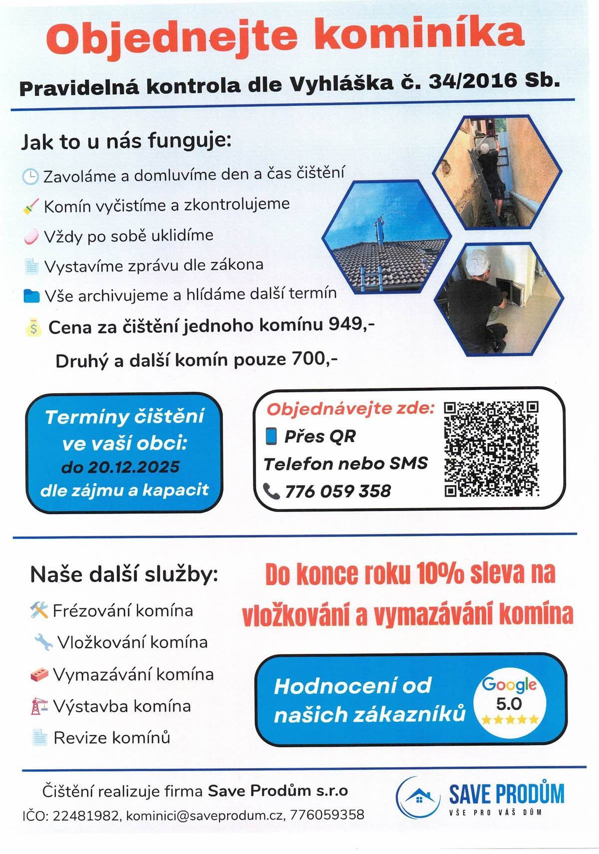 OBJEDNNEJTE KOMINÍKA