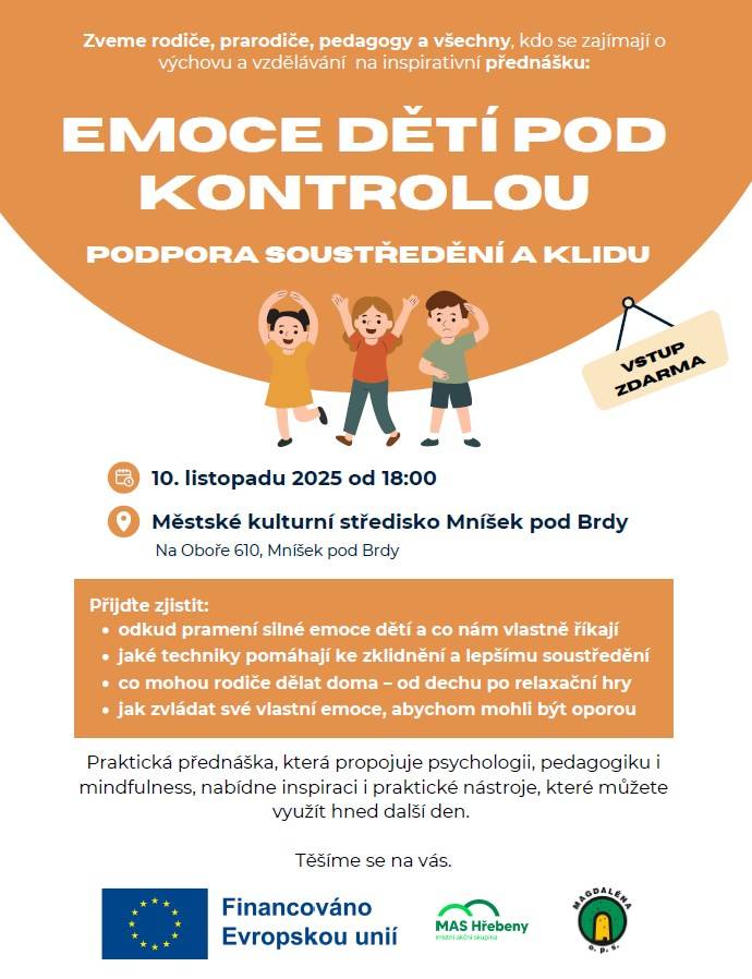 V Mníšku pod Brdy, 10.11.2025, od 18 hod.