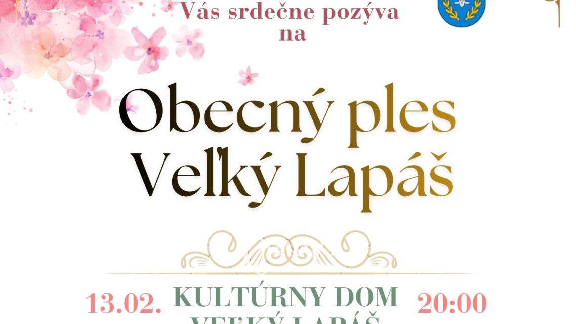 13.02.2025, KD Veľký Lapáš o 20:00 hod.