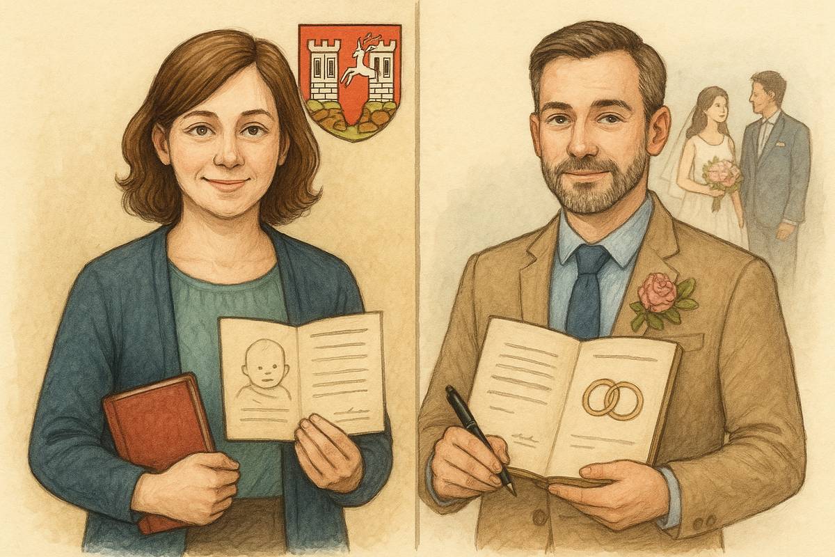 Město Doksy vyhlašuje výběrové řízení na pracovní pozici matrikář/matrikářka – člověka, který se stane součástí událostí, jež dávají životu jeho krásné i důležité okamžiky. 🕊️ Koho hledáme Hledáme spolehlivého, pečlivého a komunikativního člověka, který se nebojí nového prostředí a má chuť se učit nové věci. Tato práce je vhodná pro osobnost, která:   má kultivovaný projev a profesionální vystupování,   dokáže jednat s lidmi citlivě, s pochopením a respektem,   je samostatná, zodpovědná a zvládne převzít odpovědnost za svěřenou agendu,   má chuť rozvíjet se v oblasti matrik a státní správy.   Součástí práce je také účast na slavnostních obřadech, jako jsou svatby nebo vítání občánků, které občas probíhají i o víkendech. 📚 Co pozice obnáší Zajišťování agendy matrik, státního občanství a evidence obyvatel, vedení matričních knih, práce s registry, CzechPOINT, rybářské lístky a spolupráce při organizaci voleb či slavnostních obřadů. Před nástupem do funkce čeká nového pracovníka intenzivní příprava a vstupní vzdělávání, po jehož úspěšném absolvování získá osvědčení o zvláštní odborné způsobilosti. 🌿 Co nabízíme   pracovní poměr na dobu neurčitou,   platové zařazení v 9. třídě (29 120–33 220 Kč dle praxe) + osobní příplatek po zapracování,   5 týdnů dovolené a 3 dny indispozičního volna,   pružnou pracovní dobu,   příspěvek na penzijní připojištění a další benefity,   možnost odborného růstu a účasti na vzdělávacích kurzech.   📍 Místo výkonu práce Městský úřad Doksy 📅 Termíny   Nástup: dle dohody (nejlépe co nejdříve)   Přihlášky: do 8. prosince 2025 do 17:00 hod.   📞 Kontakty Podrobnosti o výběrovém řízení, požadavcích a náležitostech přihlášky naleznete na www.doksy.com. Další informace poskytne: Mgr. Zdeňka Kadlecová – vedoucí vnitřního a správního odboru 📞 487 881 421 | 📧 kadlecova@doksy.com Bc. Petra Musilová – tajemnice Městského úřadu Doksy 📞 487 882 413 | 📧 musilova@doksy.com Více informací na https://www.doksy.com/volna-pracovni-mista 🕯️ Práce matrikáře je víc než jen zapisování údajů. Je to práce s lidskými příběhy – klidná, důležitá a s trvalou hodnotou.