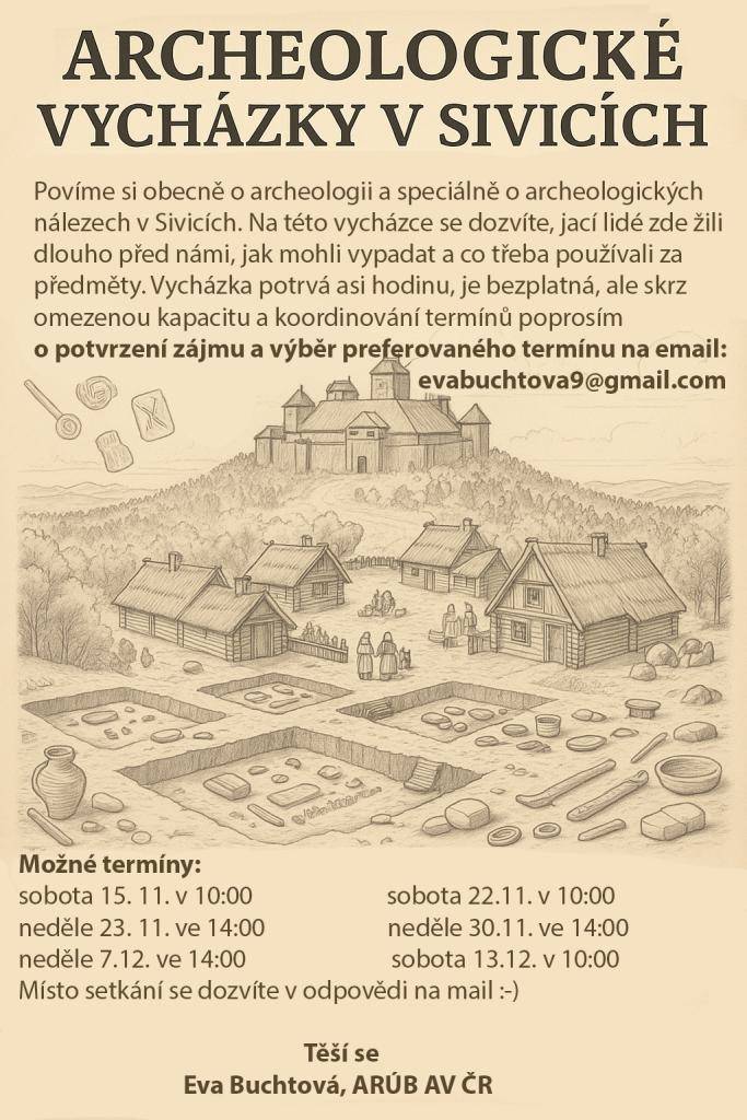 Možné termíny:  15. 11. 2025 v 10:00 hodin  22.11. 2025 v 10 hodin  23. 11. 2025 ve 14 hodin  30. 11. 2025 ve 14 hodin  7. 12. 2025 ve 14 hodin  13. 12. 2025 v 10 hodi