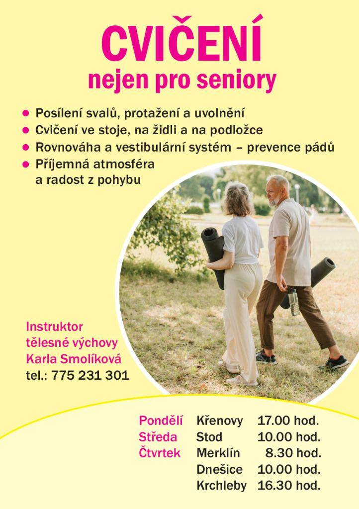 Cvičení nejen pro seniory.