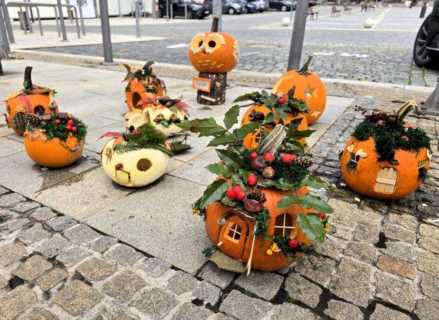 V rámci podzimní akce Dýňování, kterou uspořádalo město Přerov, proběhla soutěž o nejhezčí dýni. Kreativní výtvory byly vystaveny u přerovské radnice, kde si je mohli prohlédnout návštěvníci a zároveň hlasovat – každý hlas byl vyjádřením podpory formou samolepky nalepené na označení jednotlivých soutěžních týmů. Nejvíce hlasů – 185 bodů – získala Základní škola J. A. Komenského Přerov – Předmostí, která se soutěže zúčastnila s deseti originálně vyzdobenými dýněmi. Děti ze školní družiny je zdobily přírodními materiály, a jejich nápaditost i pečlivé zpracování zaujaly nejvíce návštěvníků. Za své vítězství škola obdržela poukaz v hodnotě 2 000 Kč, který může využít dle vlastního uvážení – například na návštěvu cukrárny s dětmi nebo na oslavu přímo ve škole. Děti se už rozhodly část výhry využít na nákup vybavení do družiny, kde společně oslaví svůj úspěch. Na druhém místě skončila Základní škola Velká Dlážka se ziskem 146 bodů, třetí místo obsadila Základní škola Boženy Němcové s 111 body. Foto: Soutěž přinesla nejen radost dětem, ale i krásnou podívanou pro veřejnost. V soutěži zvítězily děti ze školy z Předmostí, kterým dnes přišel pogratulovat primátor města Petr Vrána a radní pro školství Jakub Navařík