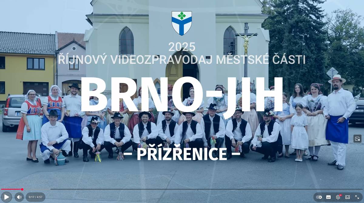 Vyšel říjnový videozpravodaj naší městské části. K vidění je na našem Youtube kanálu.  https://www.youtube.com/watch?v=hR_phkINEMw