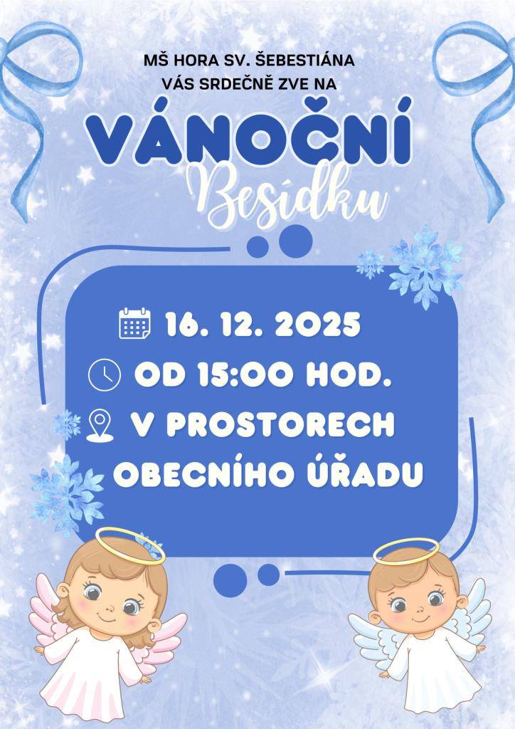 Vánoční besídka MŠ