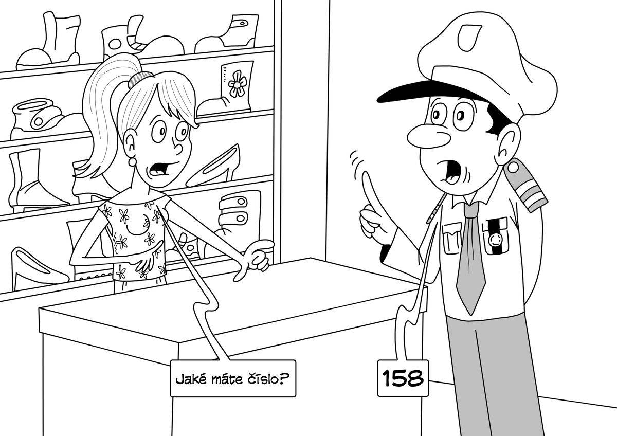 Policista nezná svou velikost bot