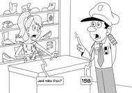 Policista nezná svou velikost bot