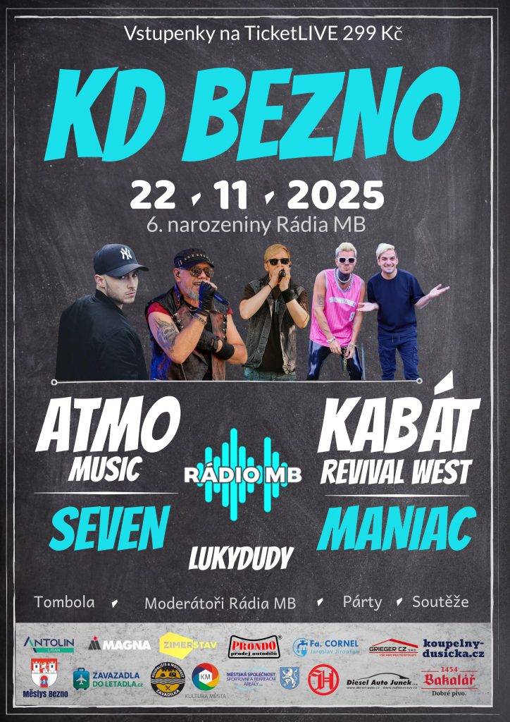 22.11.2025   6. narozeniny Rádia MB   Kulturní dům v Bezně