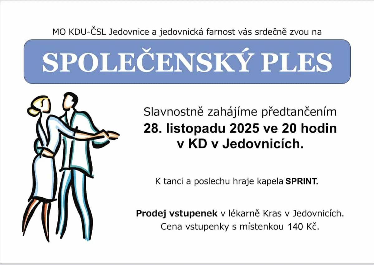 Společenský ples - Jedovnice
