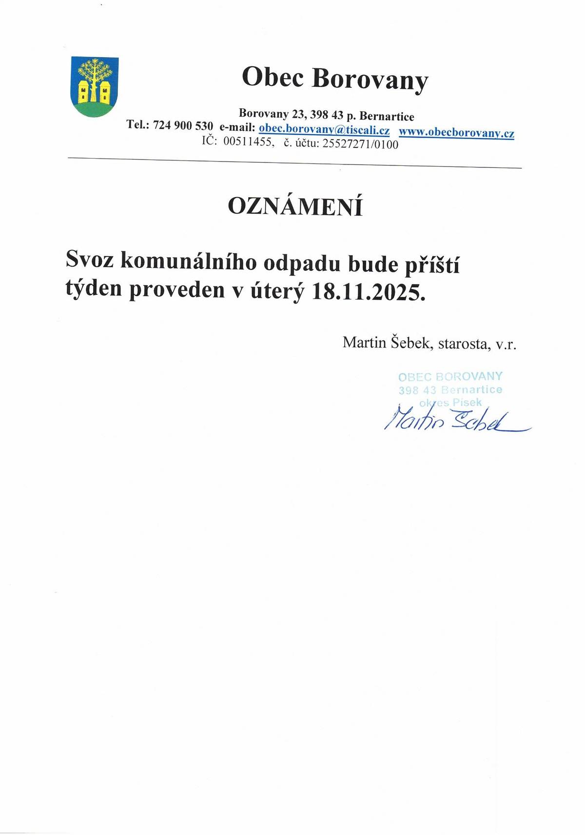 SVOZ KOMUNÁLNÍHO ODPADU