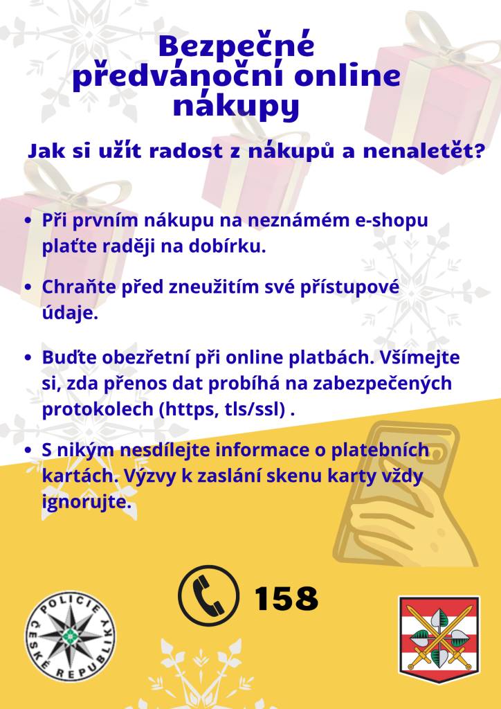 Bezpečné předvánoční online nákupy