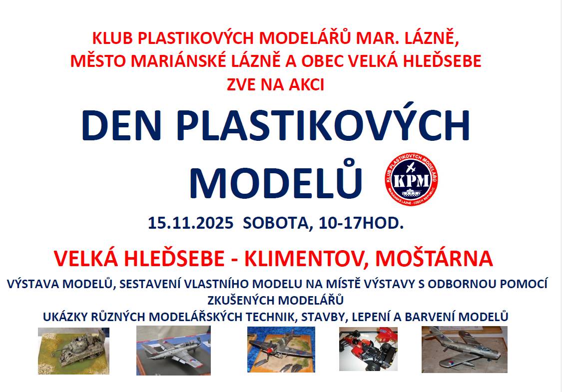 DEN PLASTIKOVÝCH MODELŮ