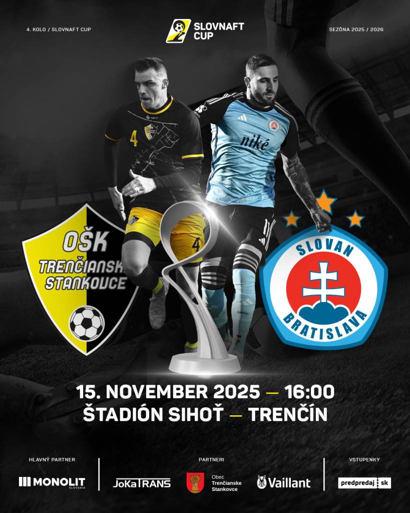 sobota 15.11. 2025 o 16.00hod.  viac info v detaile