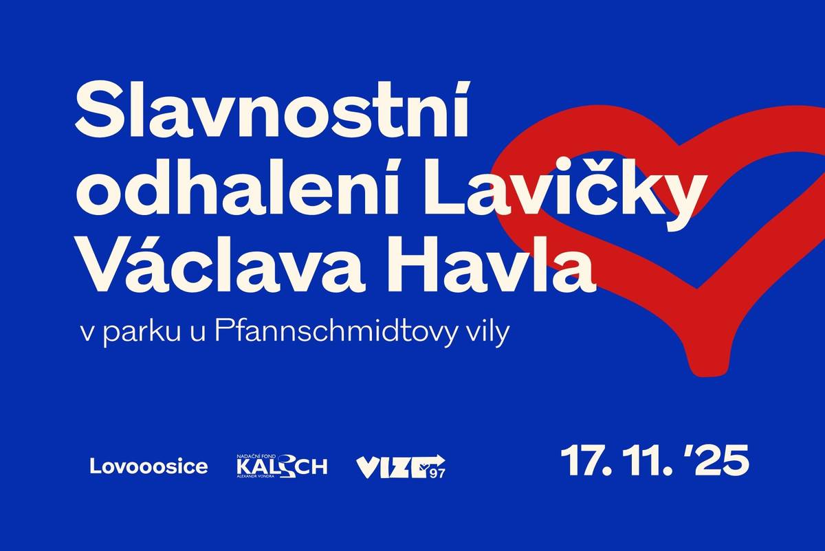 17. listopad, Den boje za svobodu a demokracii, si letos v Lovosicích připomeneme slavnostním odhalením Lavičky Václava Havla. Nové místo v parku mezi městským úřadem a Pfannschmidtovou vilou nabídne prostor pro setkávání, rozhovor i zamyšlení nad významem svobody. Slavnostní odhalení proběhne 17. listopadu od 13 hodin přímo v parku u Pfannschmidtovy vily. Součástí programu budou krátká vystoupení představitelů města a hudební doprovod.