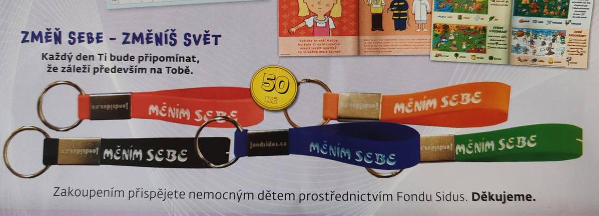 Charitativní sbírka Fondu Sidus - více informací naleznete v článku.