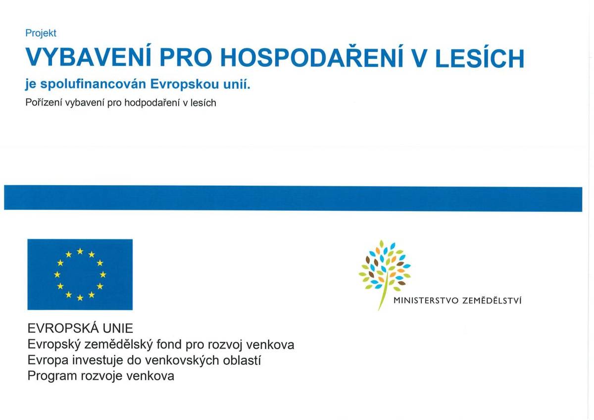 Vybavení pro hospodaření v lesích