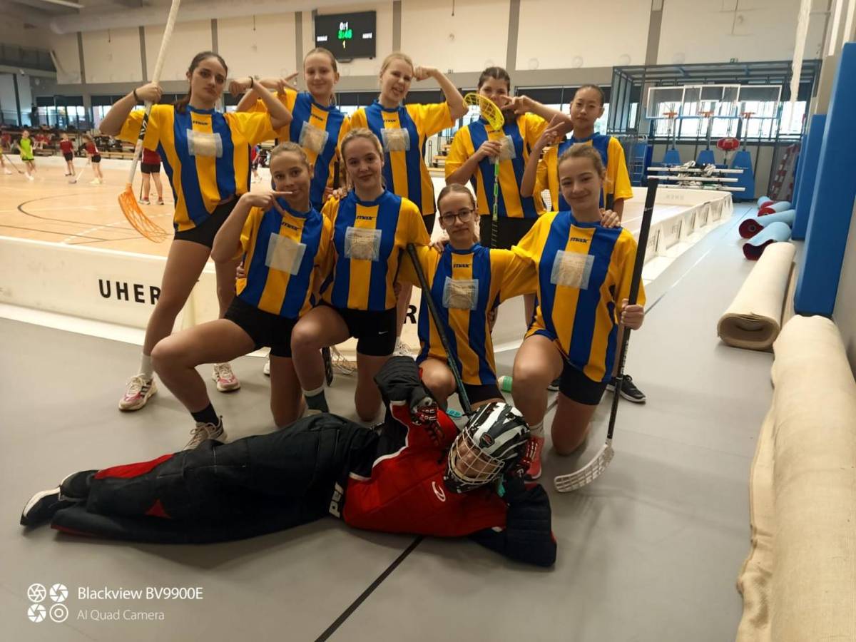 Dívky z 8. a 9. tříd se zúčastnily okresního kola ve florbalu, kde prokázaly skvělé dovednosti a týmového ducha.