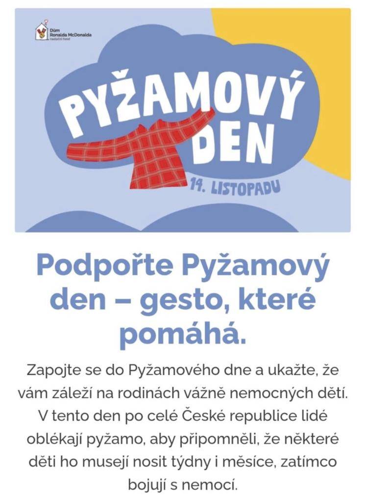 Podporujeme vážně nemocné děti.