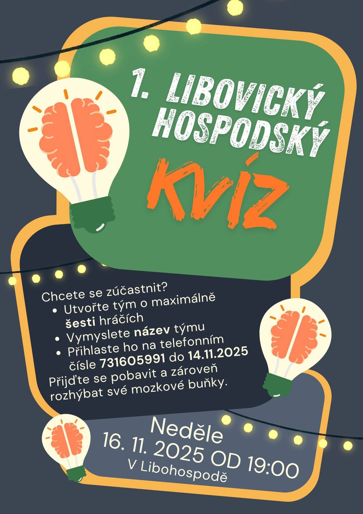 Přijďte si zahrát! 😊