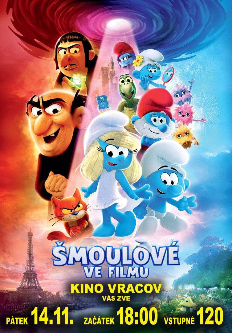 🎬 Kino Vracov - Šmoulové ve filmu - 14. 11. 2025 MKK Vracov Vás srdečně zve do kina na animovaný rodinný film Šmoulové ve filmu v pátek 14. 11. 2025 od 18.00 v kinosále kulturního domu ve Vracově. Vstupné je 120 Kč. 🍿 Občerstvení je zajištěno. 🥤  Vracoff party - 14. 11. 2025 🤩 Už pátá Vracovská párty je tu! Jedna z největších tanečních akcí v okolí. 🥳 V nabitém programu se na stagi ukážou 3 DJs: Greba, Andrew Rabbit, TDHS a kapela TRITIUM. Nachystaný bude taky nabitý bar. VSTUPNÉ = 200 Kč ✅Vstupenky na akci (pouze na místě). Kde? Vracov, Sokolovna (Sokolská 900) Kdy? Pátek 14.11.2025 V kolik? 20:00 Akce je přístupná od 15let!   🚴 Slovácký kros 2025 – 15. 11. 2025 Přijďte si zazávodit nebo podpořit své favority na cyklistický závod ve Vracově, který se koná 15. listopadu 2025 od 10:00 v lokalitě Olšíčka ve Vracově! 🏁 Na cyklokrosové trati se utkají jezdci všech kategorií. 📝 Nezapomeňte se přihlásit do 13. listopadu na ckdacomkyjov.cz ⚔️ Připravte se na napínavé souboje, kde je cyklistická přilba samozřejmostí! 🙌 Těšíme se na vás!   🥘 Košt drkotin a domácích pálenek - 22. 11. 2025🥃 🚒 Sbor dobrovolných hasičů Vracov si Vás dovoluje pozvat na Košt drkotin a domácích pálenek v malém sále kulturního domu 🏛️ v sobotu 22.11. 2025 od 15:00 hodin 🕒. 🏆 Vyhlášení vítězů cca v 18:00 hod. 💸 Vstupné 200 Kč včetně skleničky 🍷, děti do 15 let vstup zdarma 👧🧒. V ceně neomezená konzumace drkotin 🥘 i pálenky 🥃. 📥 Příjem vzorků je v sobotu 22. 11. 2025 od 10 do 13 hod. ⏰ v KD. V případě zájmu misky na drkotiny 🍲 a láhve na pálenky u p. Pláška, 📞 tel.: 777 962 643.