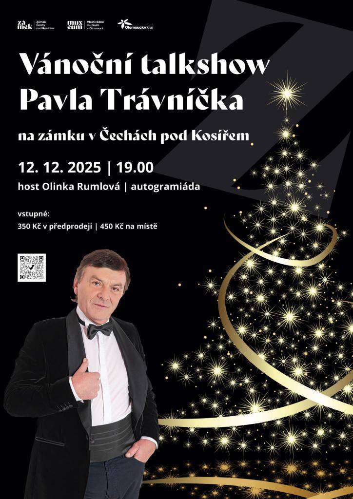 Pozvánka do zámku v Čechách pod Kosířem - talkshow Pavla Trávníčka