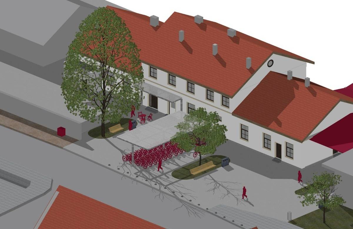 ➡️Od 17. novembra začala výstavba nového cykloparkoviska v priestore pred železničnou stanicou (pred Potravinami-Večierka), ktoré bude súčasťou rozsiahlejšieho projektu a investície mesta do cyklotrás vrátane napojenia na regionálne cyklotrasy.  ➡️Tento projekt prinesie cyklistom bezpečnejšie spojenie medzi hranicou katastra mesta, areálom ÚVTOS a ÚVV Leopoldov, centrom mesta a železničnou stanicou, a zároveň vytvorí kvalitné zázemie pre odstavenie bicyklov pri využívaní vlakovej dopravy.  Z prostriedkov plánu obnovy boli podporené boli nasledovné objekty:  ✅Cyklokoridor – Ul. Hlohovská: Na ceste bude vyznačený cyklokoridor, ktorý nepôjde cez kruhový objazd na začiatku úseku (Obr. 2). ✅Cyklokoridor – Ul. Štúrova: Cyklotrasa vedená v zastavanom území obce bude situovaná v jazdnom pruhu na miestnej komunikácii. Od križovatky Štúrova x Jozefa Murgaša po Hlohovskú cestu bude riešená celoplošná výmena vrchnej asfaltovej vrstvy. ✅Cyklokoridor k železničnej stanici: Na komunikácii Nádražná bude v dĺžke 140,70 m dopravným značením vyznačený cyklokoridor. ✅Cykloparkovisko: zámková dlažba, oceľový prístrešok a stojany pre bicykle, lavičky a odpadkové koše, dve plochy so zeleňou (pôvodný gaštan a novovysadené ginko),    úprava vstupov do budovy pôvodnej železničnej stanice vrátane nového prestrešenia a úpravy schodov. Spevnená plocha bude vyspádovaná do zelených záhonov, ktoré zabezpečia prirodzené vsakovanie dažďovej vody.  💙Prosíme občanov o trpezlivosť počas stavebných prác.  Kompletný článok o výstavbe nového cykloparkoviska nájdete na webovej stránke mesta.