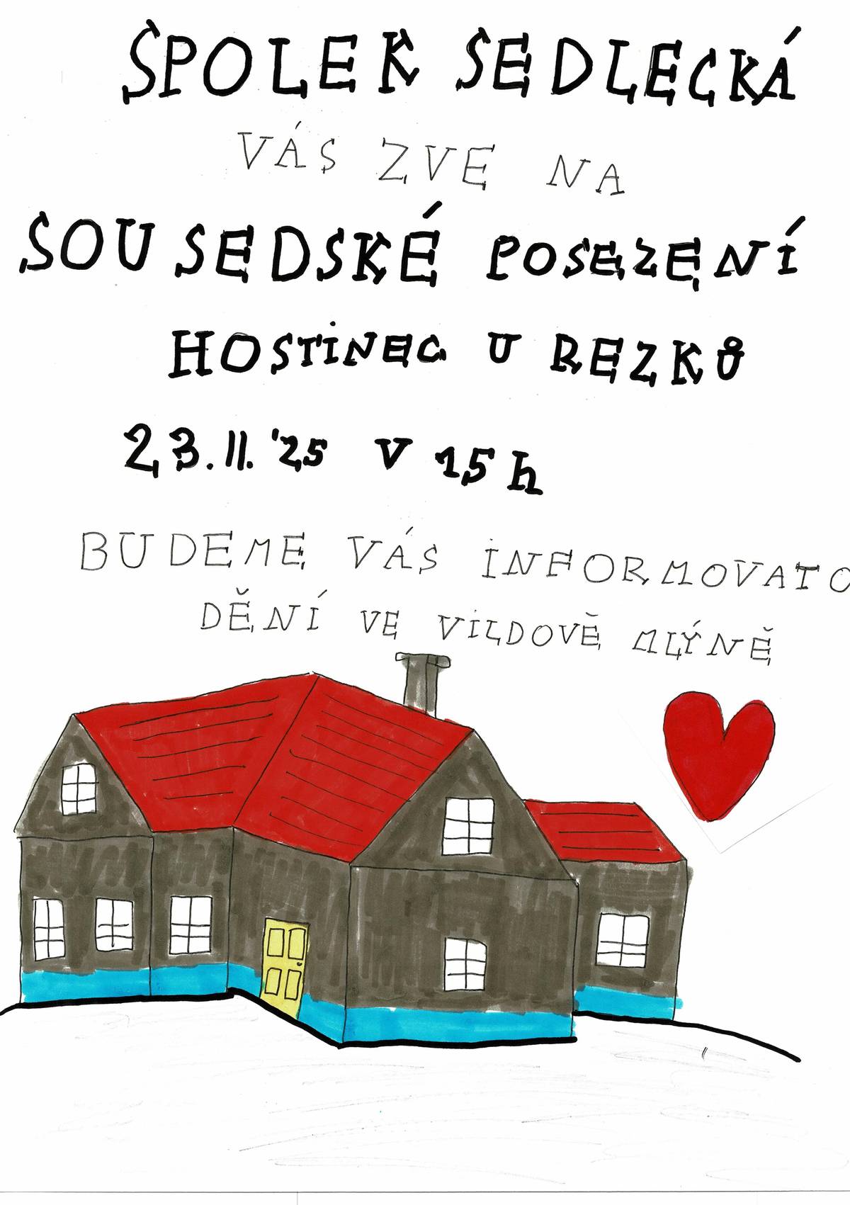 23. listopadu 2025 od 15 hod. - Hostinec U Rezků Jistebnice