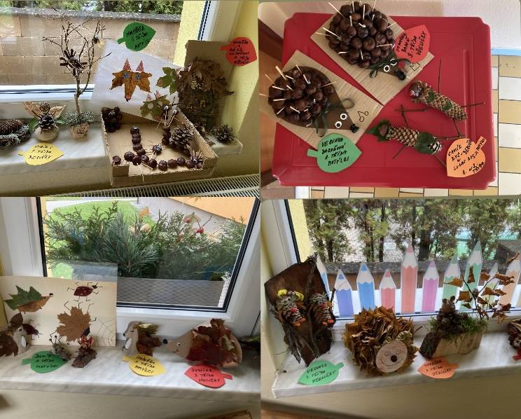 Rodiče s dětmi měly do 12. 11. možnost pomoci s výzdobou naší školky. Zúčastnila se zhruba polovina.