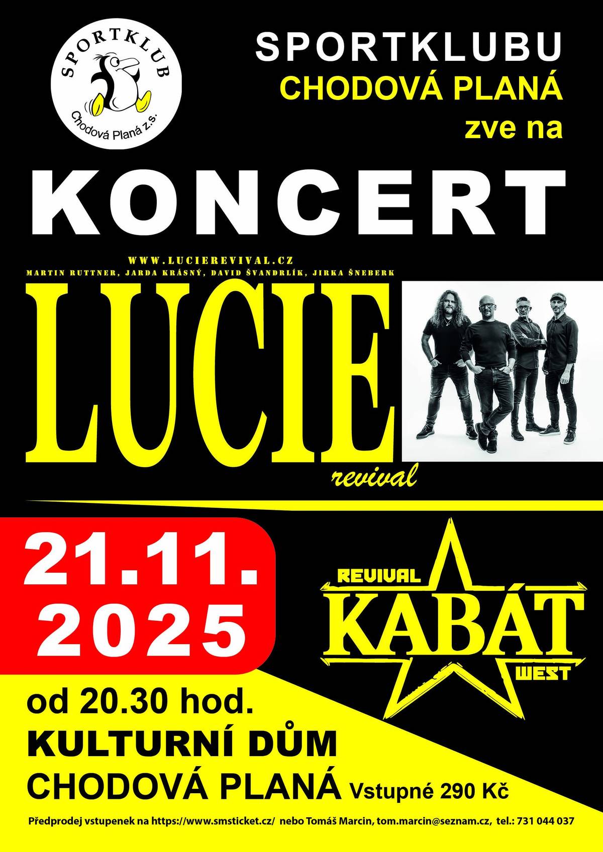 Koncert Lucie a Kabát revival