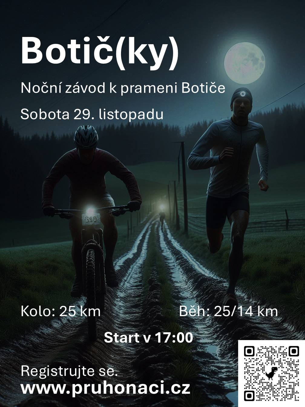 Botič(ky) - Noční závod k prameni Botiče