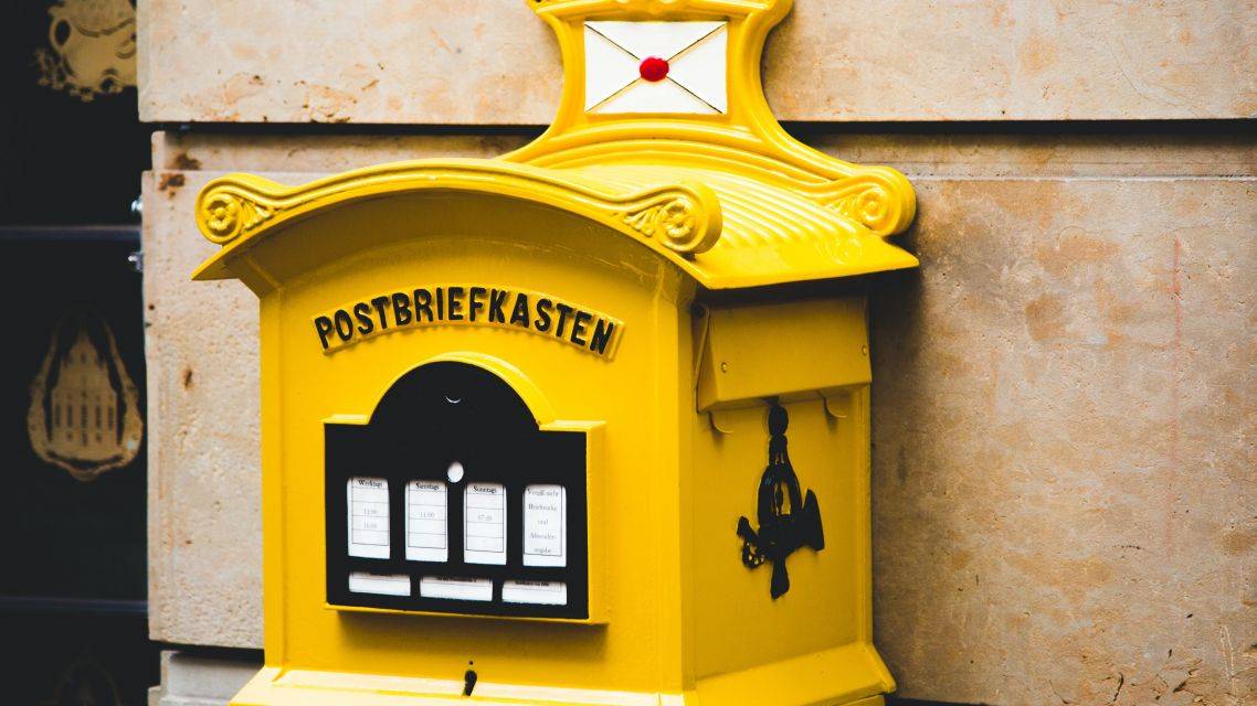 Oznam poštového úradu vo Veľkom Lapáši