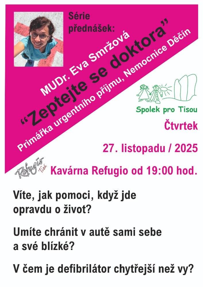 MUDr. Eva Smržová, primářka urgentního příjmu, Nemocnice Děčín.