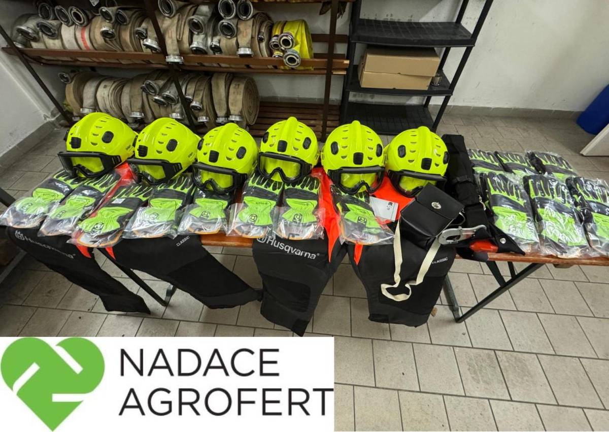 Poděkování za finanční podporu.