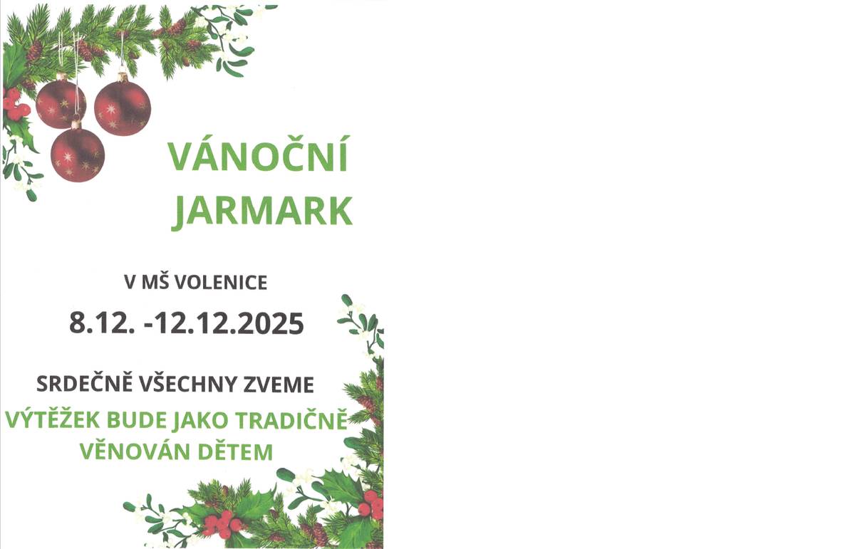 8.12. - 12.12.2025 V MŠ VOLENICE