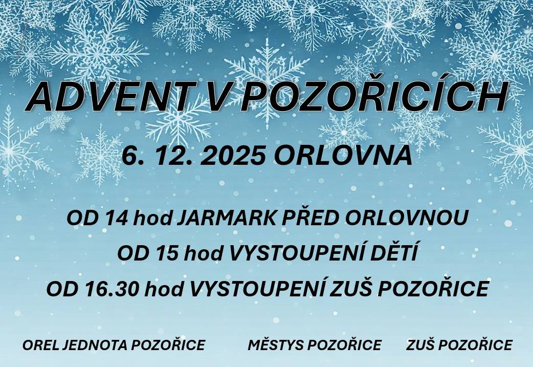 Orlovna 6. 12. 2025 od 14 hodi