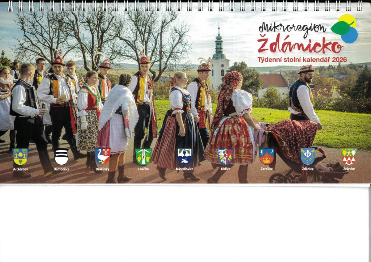 Na obecním úřadě jsou k prodeji kalendáře na rok 2026 za 70,- Kč/ks