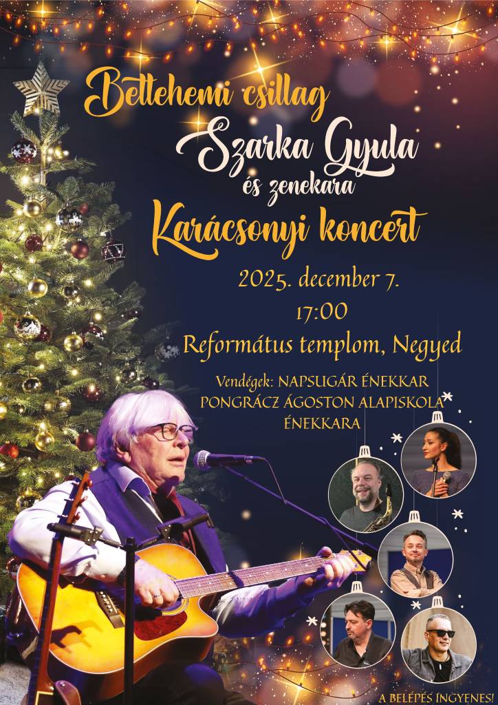 2025. december 7. - 17:00 - Református templom Negyed