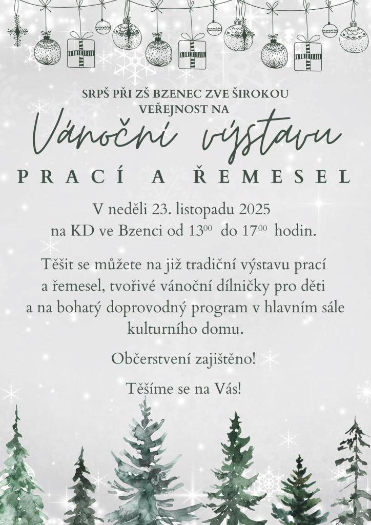 Vánoční výstava prací a řemesel Bzenec