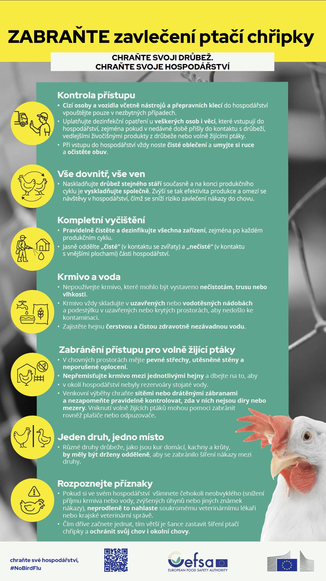 Krajská veterinární správa nás informovala o potvrzeném ohnisku vysoce patogenní ptačí chřipky v obci Skalička v malochovu drůbeže . Přestože nebylo zřízeno uzavřené pásmo, doporučuje se zvýšená opatrnost ve všech chovech drůbeže v okolí. Doporučení pro chovatele:   chraňte drůbež před kontaktem s volně žijícími ptáky,   v následujících 30 dnech vypouštějte drůbež jen do ohraničených výběhů,   krmivo a vodu umístěte pod střechu či do budov,   při zvýšených úhynech, změnách zdravotního stavu nebo poklesu snášky volejte +420 720 995 206,   při nálezu úhynů volně žijících ptáků kontaktujte Krajskou veterinární správu a řiďte se jejími pokyny.   Děkujeme všem za zodpovědný přístup.