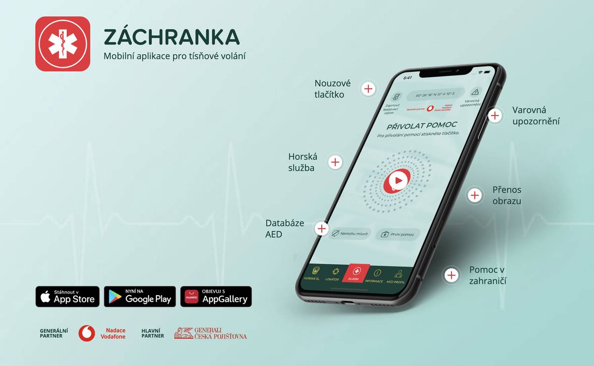 Od začátku příštího roku bude v Kraji Vysočina fungovat rozšířená služba aplikace Záchranka. Uživatelé získají možnost tísňového volání s automatickým přenosem údajů o pacientovi, přesnou lokalizací volajícího, videohovorem či chatem s operátorem. Novinky myslí také na neslyšící a nevidomé osoby. Aplikace nabídne i varovná upozornění a přehled nejbližších defibrilátorů. Abyste mohli všechny funkce využít, je nutné mít aplikaci v telefonu nainstalovanou a zapnuté polohové služby. Aplikace Záchranka je bezplatný nástroj pro přivolání pomoci, který propojuje uživatele přímo s dispečinkem záchranné služby. Funguje v celé České republice a nabízí rychlou a přesnou komunikaci v krizových situacích.