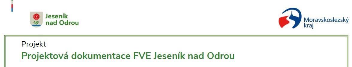 Projektová dokumentace FVE Jeseník nad Odrou